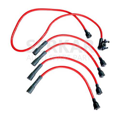 R9 BUJİ KABLOSU TAKIM PERFORMANS KIRMIZI Ürün Görseli